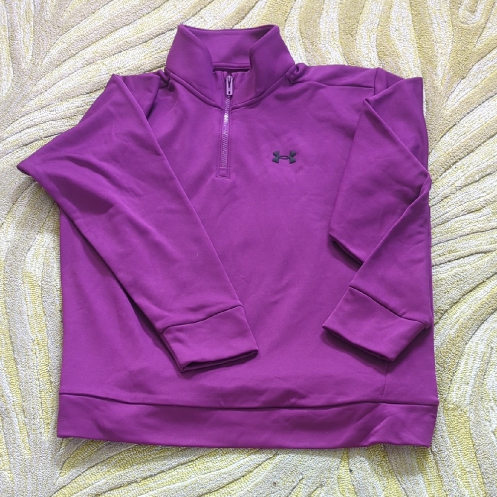 Under Armour - Purple Quarter-Zip Pullover